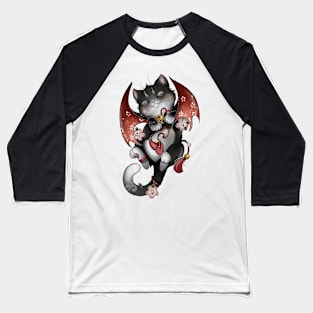 vampire cat Baseball T-Shirt